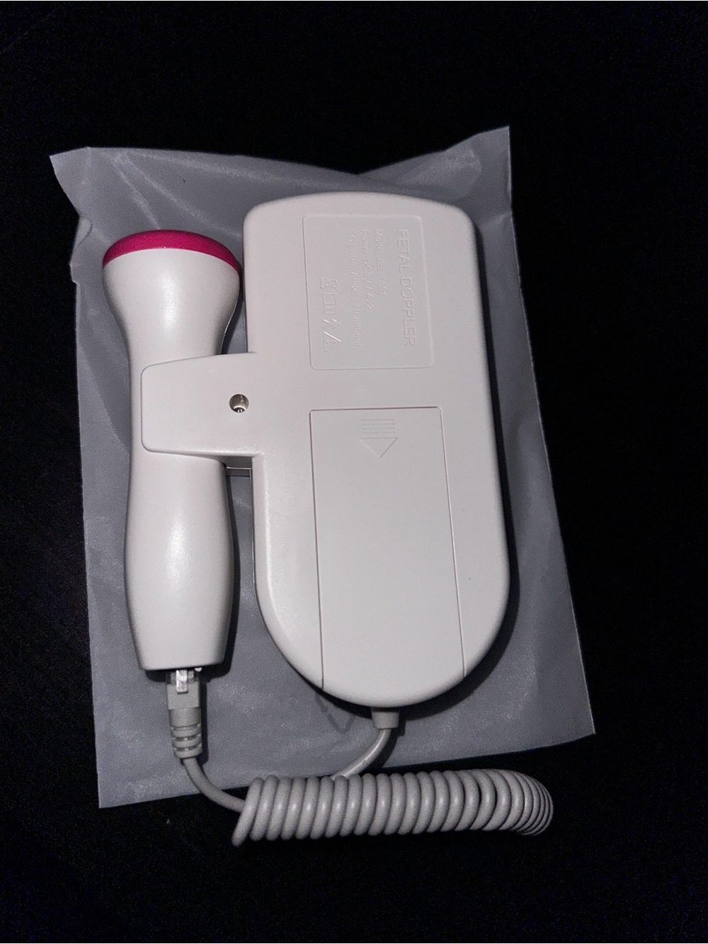 Portable Fetal Doppler Baby Heartbeat Monitor - Pink - Picture 4 of 4